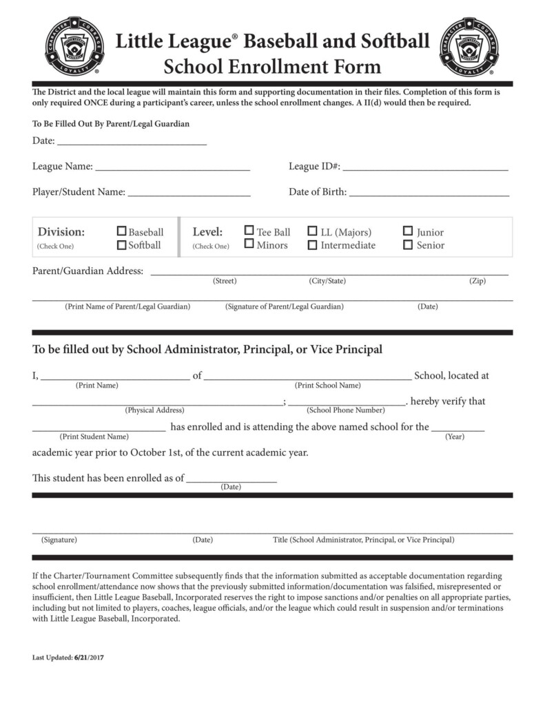 Adult School Enrollment Forms Pdf Download