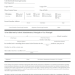 Little League Change School Enrollment Form