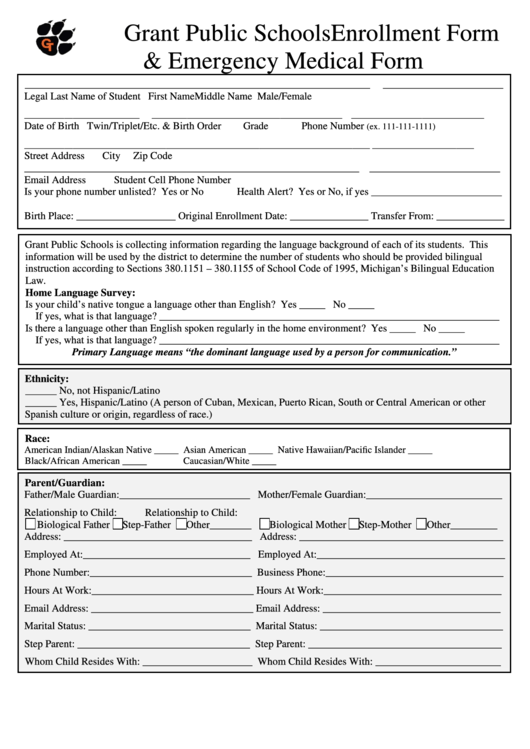 The New School Enrollment Health Form